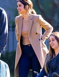 Ana de Armas Deep Water Coat