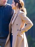 Ana de Armas Deep Water Coat