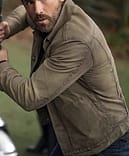Ryan Reynolds The Adam Project Green Cotton Jacket