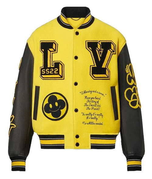 Mens Louis-Vuitton Varsity Jacket