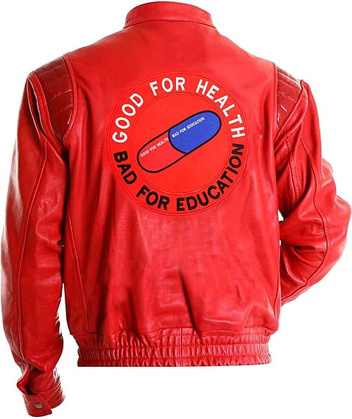 Men Kaneda Capsule Logo Pill Bomber Jacket