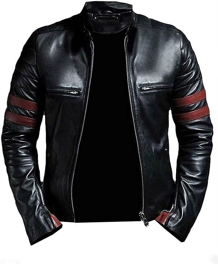 Men's Black Leather Jacket