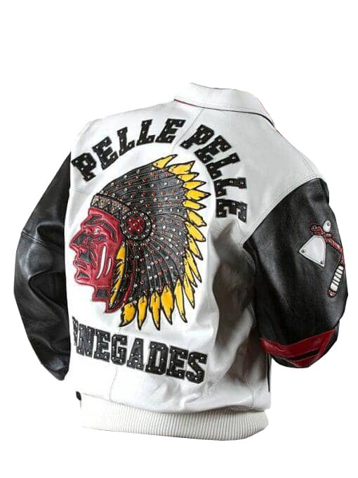 Pelle Pelle Renegades White Leather Jacket