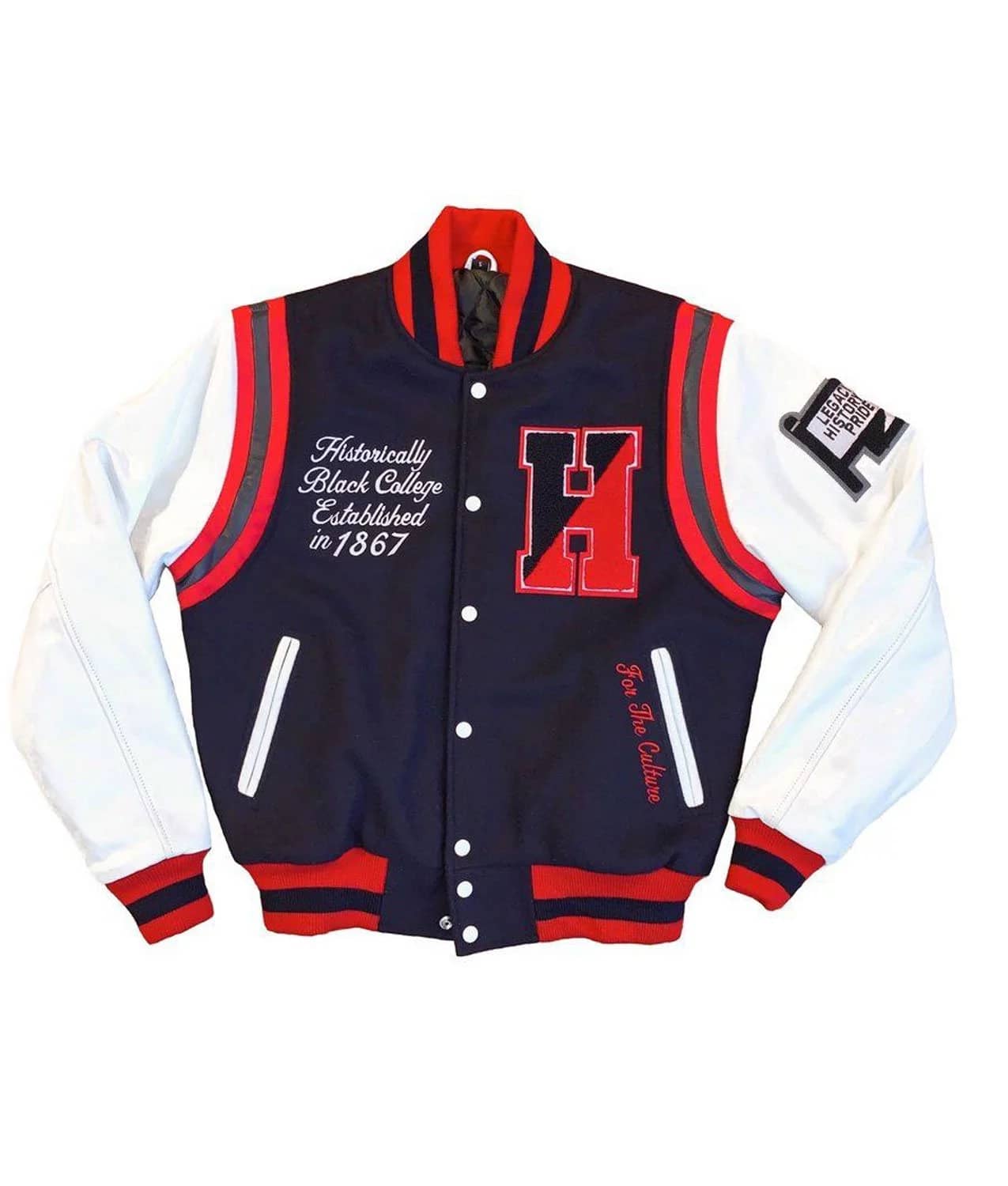 Howard University Motto 2.0 Varsity Jacket